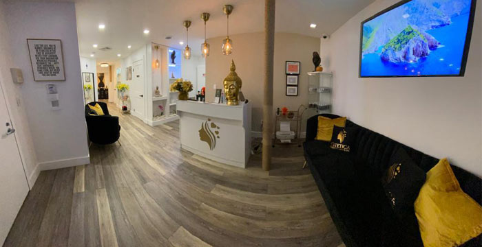 Inside the E’Stetica beauty lounge